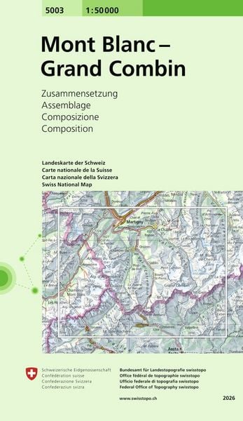 Produktbild: 5003 Mont Blanc - Grand Combin