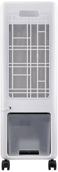 Produktbild: Sygonix Luftk&uuml;hler 50 W (L x B x H) 272 x 270 x 942 mm Wei&szlig; mit Fernbedienung, Oszillierend, Timer, LED-Display