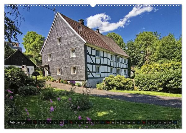 Produktbild: Stadtansichten N&uuml;mbrecht - Der Kurort im Oberbergischen Kreis (Wandkalender 2026 DIN A2 quer), CALVENDO Monatskalender