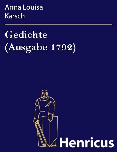 Produktbild: Gedichte (Ausgabe 1792)
