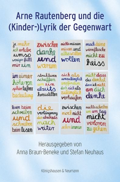 Produktbild: Arne Rautenberg und die (Kinder-)Lyrik der Gegenwart