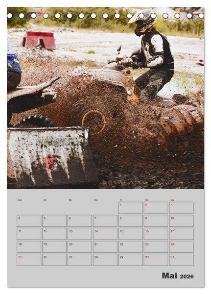 Produktbild: RALLYE RAID - Saison Planer (Tischkalender 2026 DIN A5 hoch), CALVENDO Monatskalender