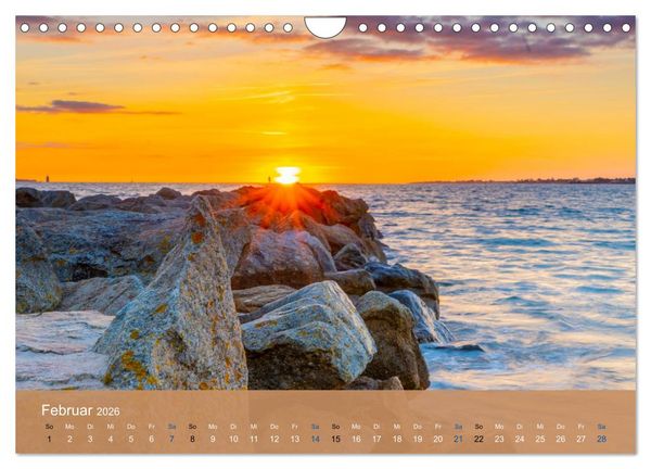 Produktbild: Die Bretagne - Sonne und das Meer (Wandkalender 2026 DIN A4 quer), CALVENDO Monatskalender