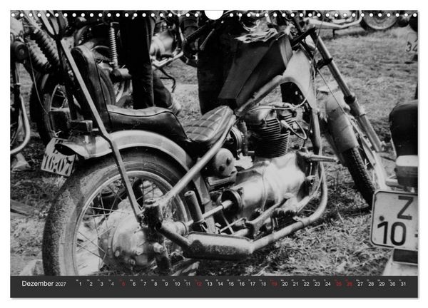 Produktbild: east Rider - Biker und Bikes aus der DDR (Wandkalender 2027 DIN A3 quer), CALVENDO Monatskalender