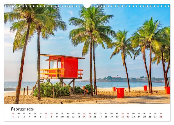 Produktbild: Rio de Janeiro - K&uuml;stenmetropole (Wandkalender 2026 DIN A3 quer), CALVENDO Monatskalender