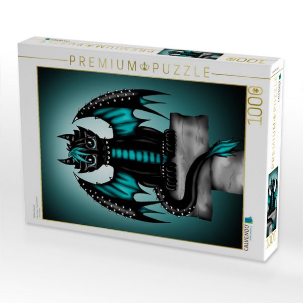 Produktbild: CALVENDO Puzzle Gothic Drache | 1000 Teile Lege-Gr&ouml;&szlig;e 64x48cm Foto-Puzzle f&uuml;r gl&uuml;ckliche Stunden