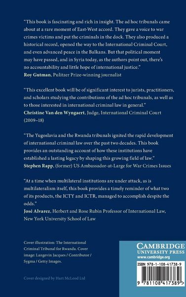 Produktbild: The Legacy of Ad Hoc Tribunals in International Criminal Law