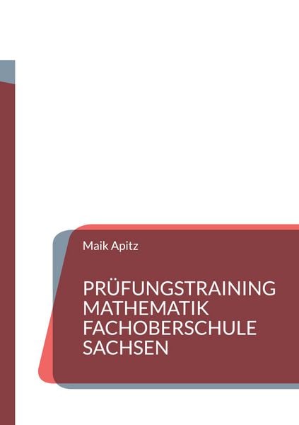 Produktbild: Pr&uuml;fungstraining Mathematik Fachoberschule Sachsen