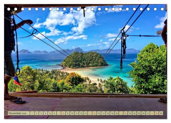 Produktbild: Reise durch Asien - Philippinen (Tischkalender 2026 DIN A5 quer), CALVENDO Monatskalender