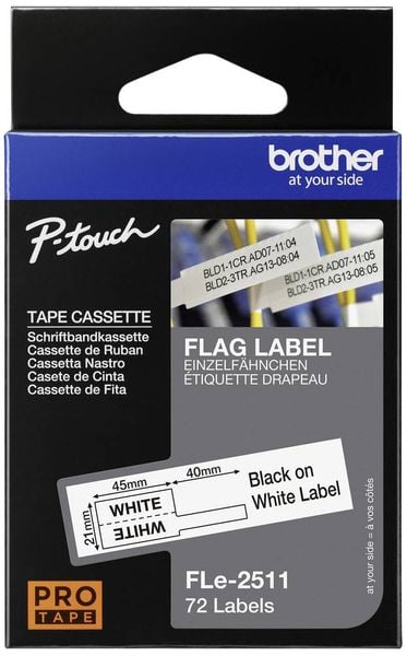 Produktbild: BROTHER P-touch Schriftband FLe laminiert