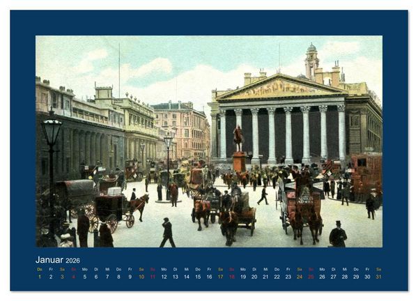 Produktbild: Historisches London von 1888 bis 1918 (hochwertiger Premium Wandkalender 2026 DIN A2 quer), Kunstdruck in Hochglanz