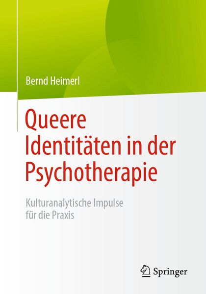 Produktbild: Queere Identit&auml;ten in der Psychotherapie