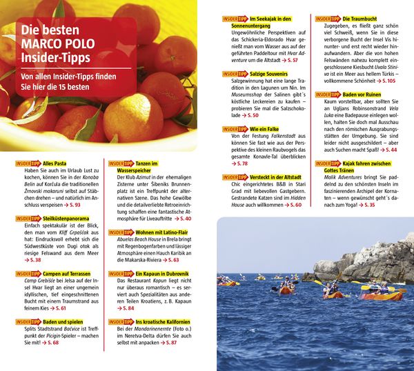Produktbild: MARCO POLO Reisef&uuml;hrer Kroatische K&uuml;ste Dalmatien