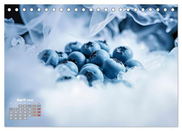 Produktbild: Superfood Blaubeeren und Erdbeeren (Tischkalender 2026 DIN A5 quer), CALVENDO Monatskalender