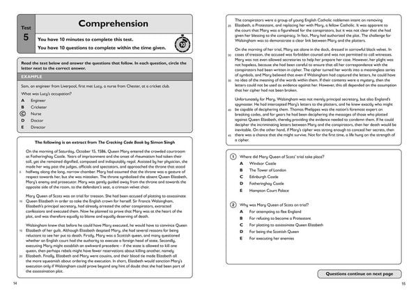 Produktbild: 11+ English Quick Practice Tests Age 10-11 (Year 6) Book 3
