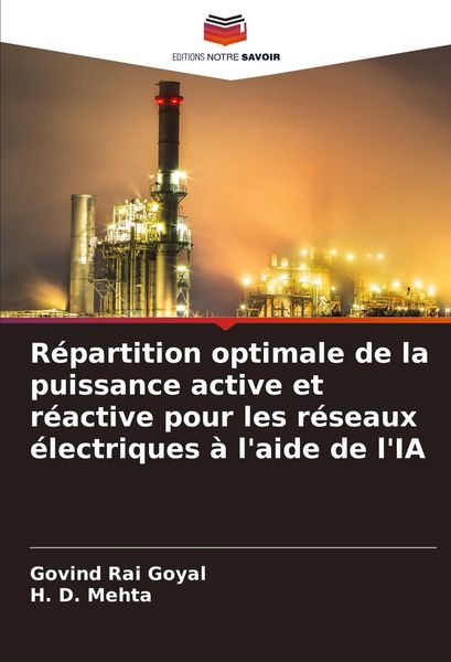 Produktbild: R&eacute;partition optimale de la puissance active et r&eacute;active pour les r&eacute;seaux &eacute;lectriques &agrave; l'aide de l'IA