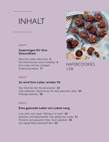 Produktbild: Die richtige Ern&auml;hrung bei Fettleber