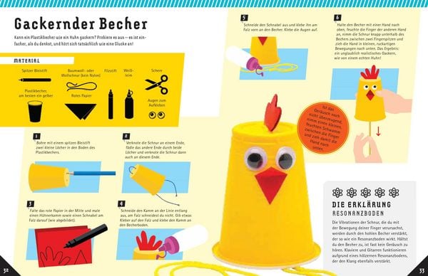 Produktbild: Coole Science-Experimente. Optische Illusionen, Geheimschriften, Codes, Riesenseifenblasen, Vulkane, leuchtende Gl&auml;ser, Lautsprecher f&uuml;r Smartphones u.v.m. Mit anschaulichen Darstellungen der wissenschaftlichen Zusammenh&auml;nge