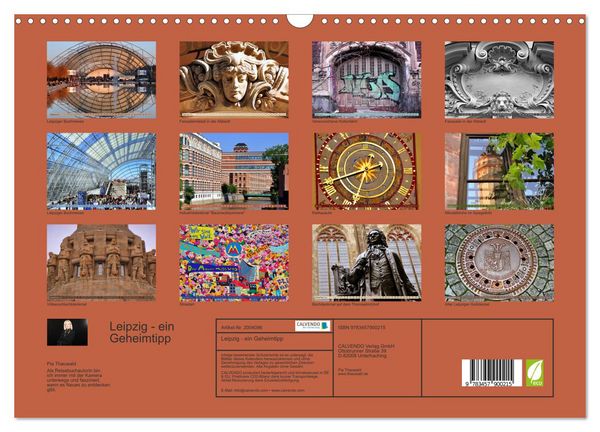 Produktbild: Leipzig - ein Geheimtipp (Wandkalender 2026 DIN A3 quer), CALVENDO Monatskalender