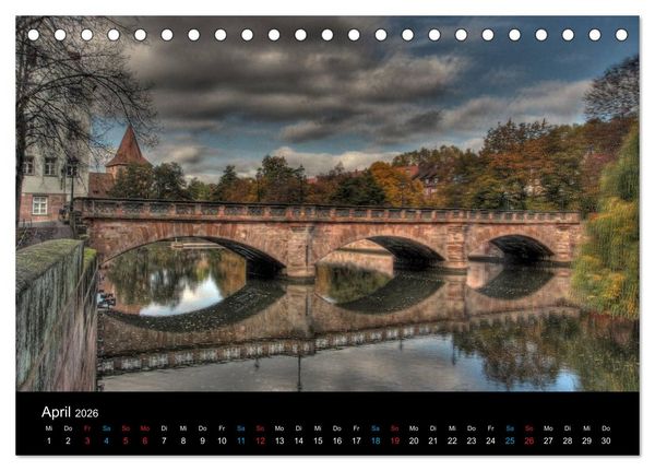 Produktbild: Meine Stadt N&uuml;rnberg 2026 (Tischkalender 2026 DIN A5 quer), CALVENDO Monatskalender