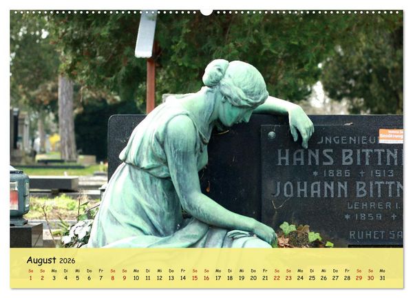 Produktbild: Am Zentralfriedhof in Wien (Wandkalender 2026 DIN A2 quer), CALVENDO Monatskalender
