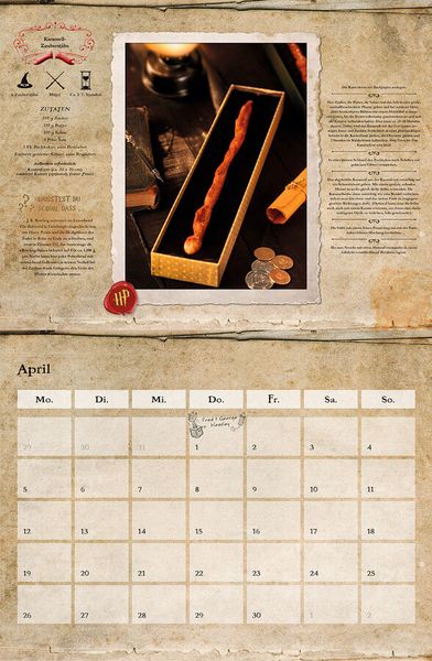 Produktbild: Der inoffizielle K&uuml;chenkalender f&uuml;r Harry Potter Fans 2027