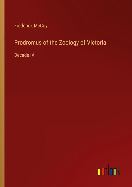 Produktbild: Prodromus of the Zoology of Victoria