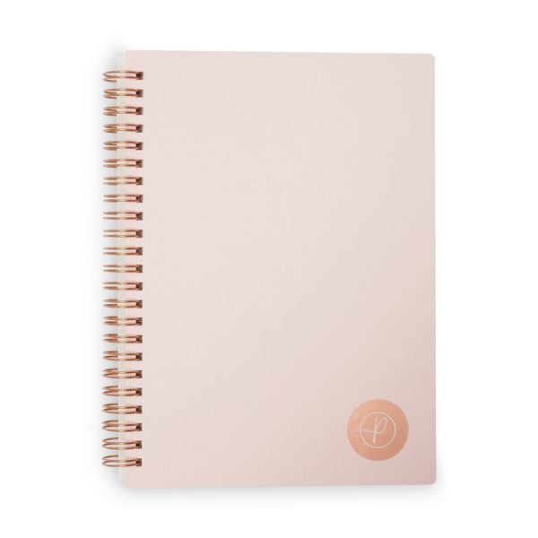 Spiral-Notizblock A5, Pink Matcha