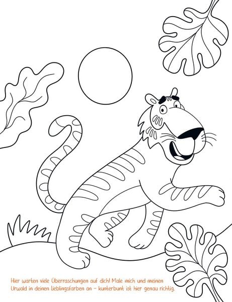 Produktbild: Der achtsame Tiger: Mein Malbuch