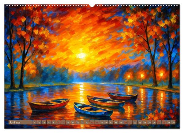 Produktbild: Spaziergang durch Farben und Licht (Wandkalender 2026 DIN A2 quer), CALVENDO Monatskalender