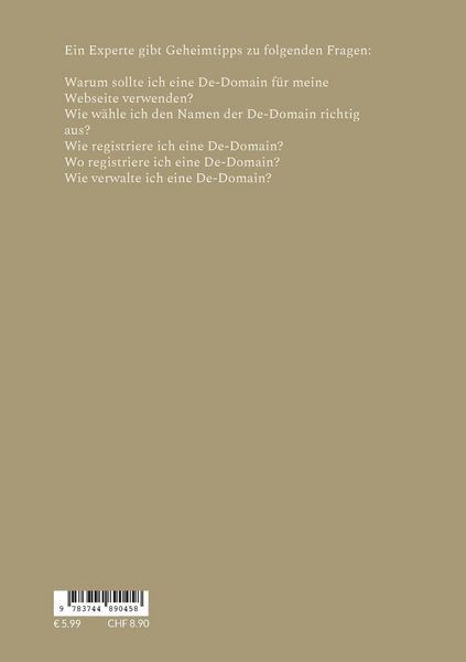 Produktbild: Warum Sie eine De-Domain f&uuml;r Ihre Webseite verwenden sollten