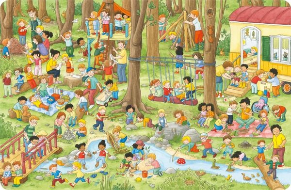 Produktbild: Mein gro&szlig;es Kindergarten-Wimmelbuch