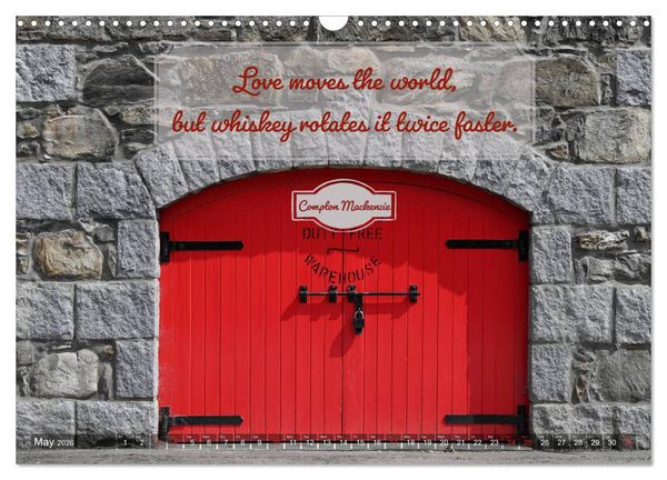 Produktbild: Wonderful Whisky Wisdom (Wall Calendar 2026 DIN A3 landscape), CALVENDO 12 Month Wall Calendar