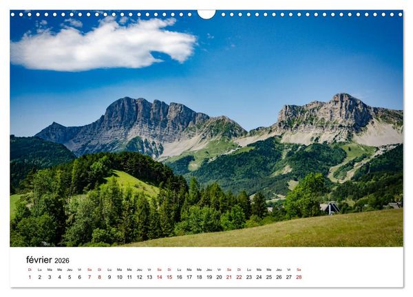 Produktbild: Les chemins du Vercors (Calendrier mural 2026 DIN A3 vertical), CALVENDO calendrier mensuel