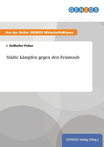 Produktbild: St&auml;dte k&auml;mpfen gegen den Feinstaub