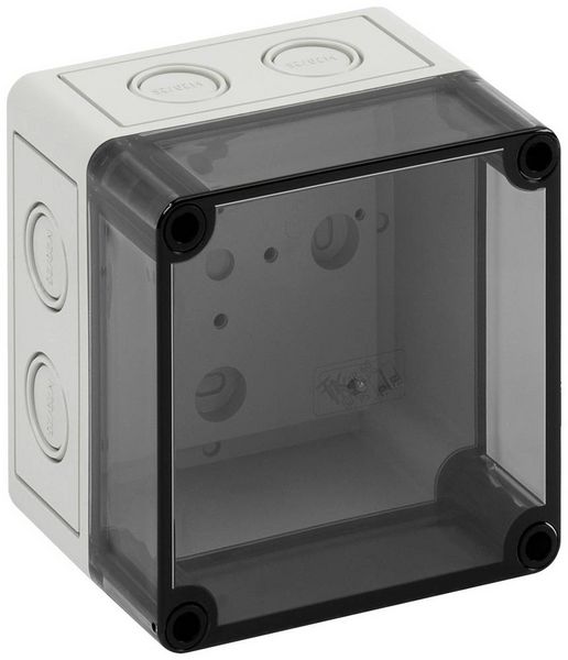 Produktbild: Spelsberg TK PS 1111-9-tm Installations-Geh&auml;use 110 x 110 x 90 Polycarbonat, Polystyrol (EPS) Lichtgrau (RAL 7035) 1 St.