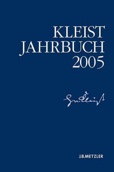 Produktbild: Kleist-Jahrbuch 2005