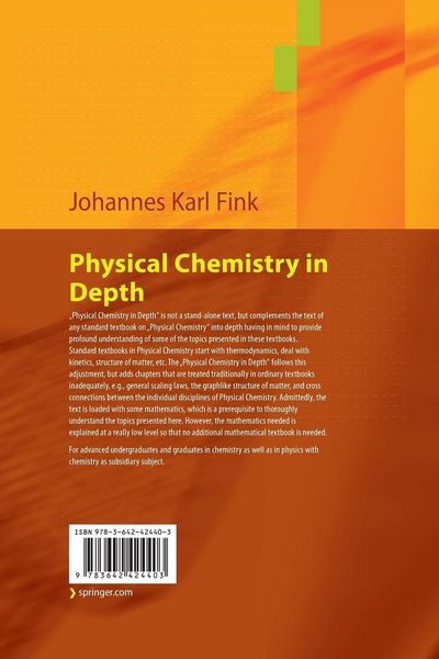 Produktbild: Physical Chemistry in Depth
