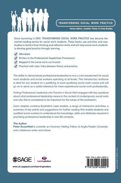 Produktbild: Putting Professional Leadership into Practice in Social Work