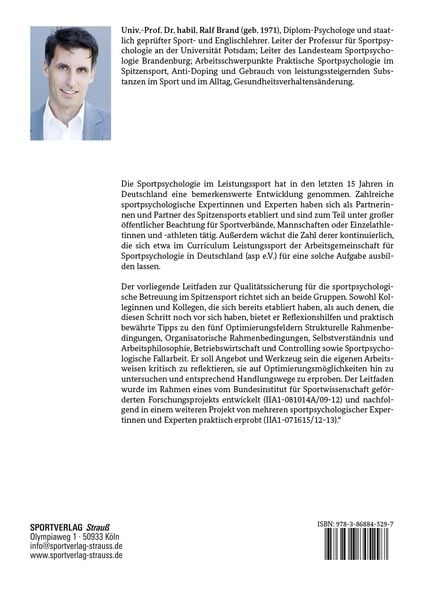 Produktbild: Leitfaden zur Qualitätssicherung für die sportpsychologische Betreuung im Leistungssport