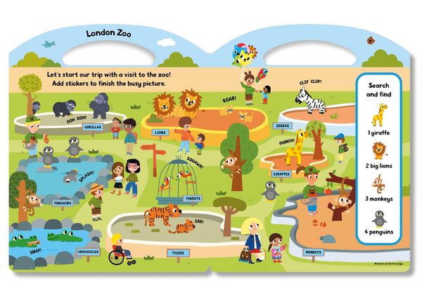 Produktbild: My First Search and Find London Sticker Book