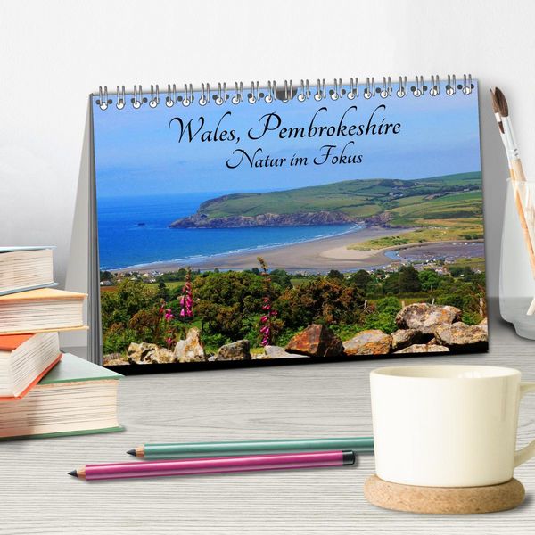 Produktbild: Wales Pembrokeshire - Natur im Fokus- (Tischkalender 2026 DIN A5 quer), CALVENDO Monatskalender