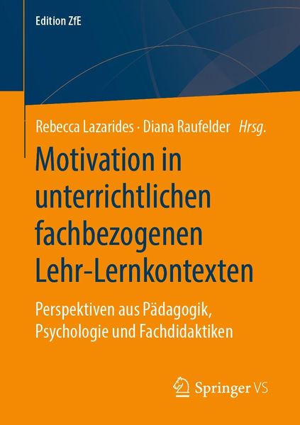 Produktbild: Motivation in unterrichtlichen fachbezogenen Lehr-Lernkontexten