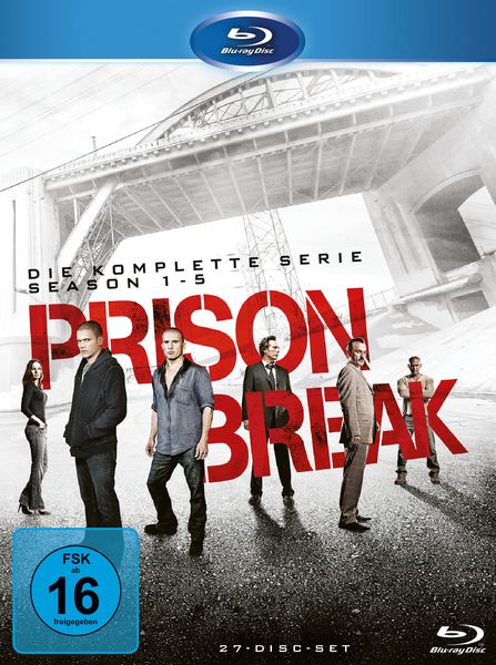 Produktbild: Prison Break - Season 1-5 - Komplettbox [27 BRs]