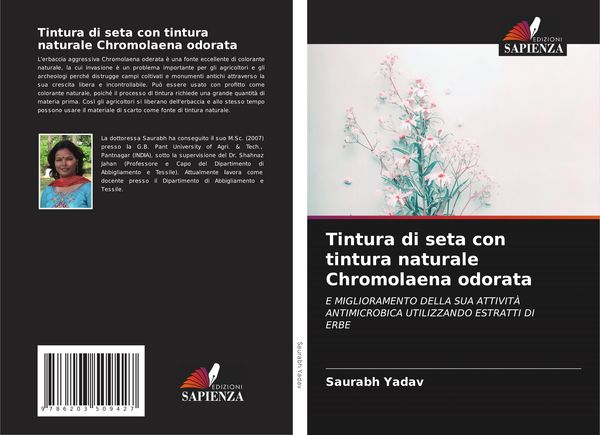 Produktbild: Tintura di seta con tintura naturale Chromolaena odorata