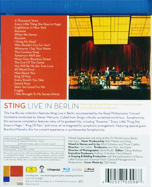 Produktbild: Sting - Live in Berlin