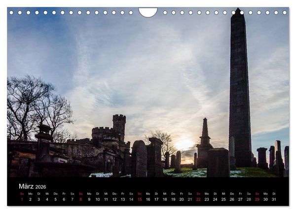 Produktbild: EDINBURGH. Blick. Licht. Wetter. (Wandkalender 2026 DIN A4 quer), CALVENDO Monatskalender