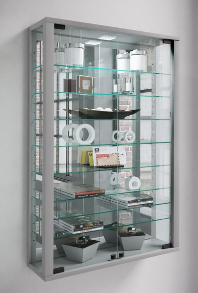 Produktbild: Wandvitrine Glasvitrine Vitrosa Mini Spiegel