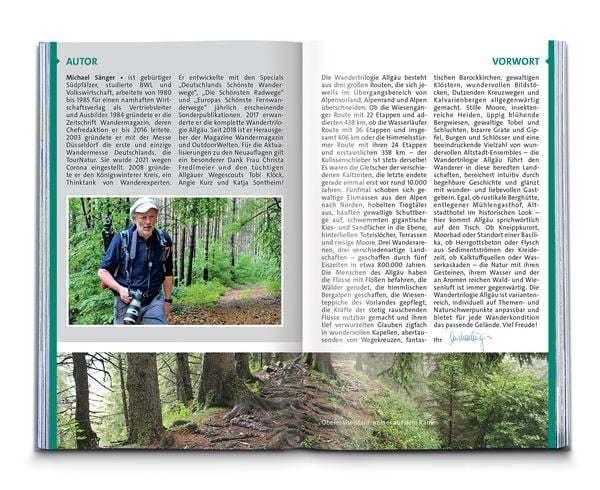 Produktbild: KOMPASS Wanderf&uuml;hrer Wandertrilogie Allg&auml;u, 84 Touren