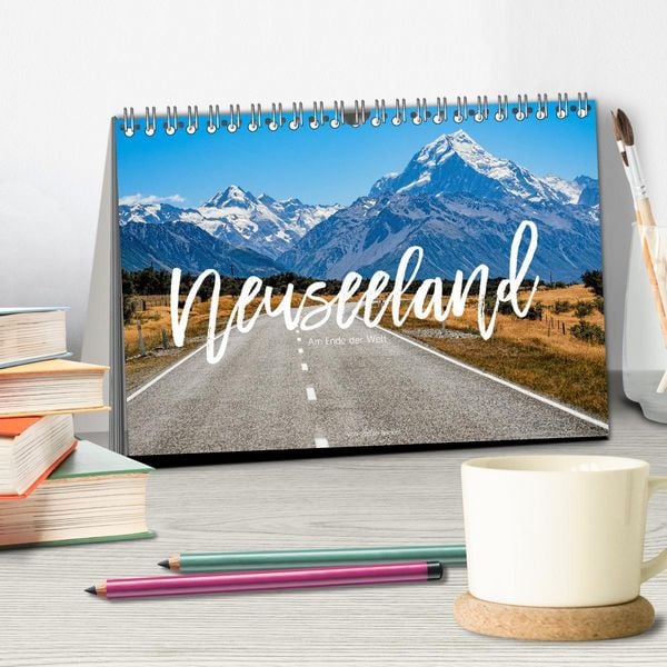 Produktbild: Neuseeland - Am Ende der Welt (Tischkalender 2026 DIN A5 quer), CALVENDO Monatskalender